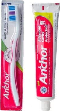 Anchor Advanced Cavity Protection Toothpaste With Toothbrush 125 ML