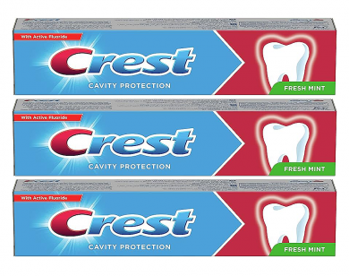 Crest Cavity Protection Herbal Toothpaste 125ml 2 Plus 1