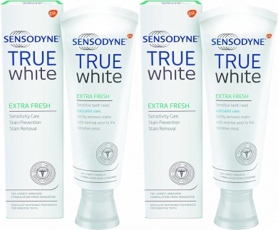 Sensodyne True White Extra Fresh 75ml 1 Plus 1 Offer