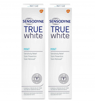 Sensodyne True White Mint Toothpaste 75Ml One Plus One Offer