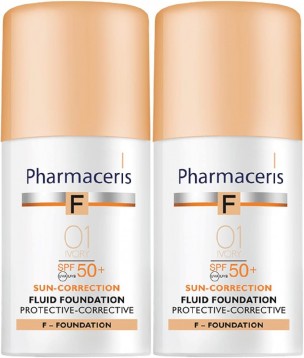 Pharmaceris Protective Corrective Fluid Spf50 01 Ivory Offer Pack